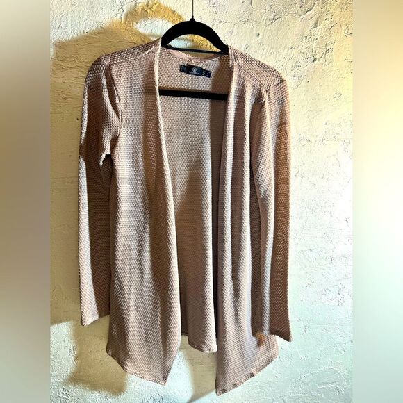 Volcom Tan Tunic with Cascading Open Front - Picture 1 of 7